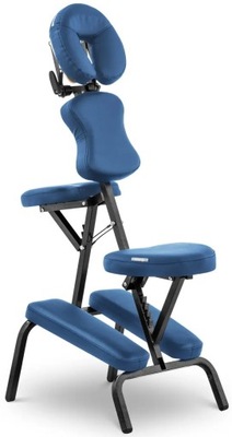 Składane krzesło do masażu PHYSA MONTPELLIER BLUE