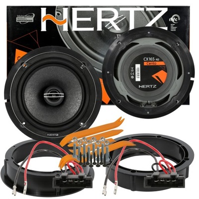 HERTZ ECX CX 165 SPEAKERS VW SCIROCCO FRONT REAR  