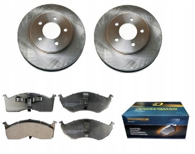 Тормозные диски тормозные колодки chrysler grand voyager ii перед фото №1