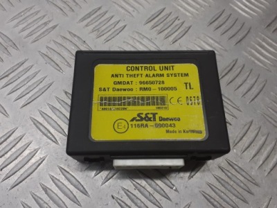 Блок керування модуль сигналізація aveo chevrolet оригінальний номер 96650728 фото №1