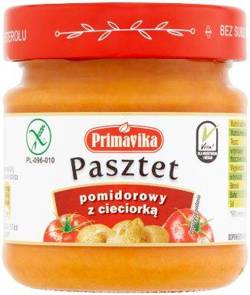 Pasztet Pomidorowy z Cieciorką Primavika 160g