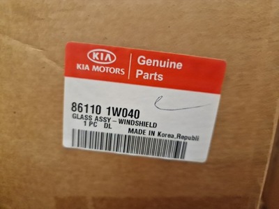 KIA RIO III 10-17 СКЛО ЛОБОВЕ ПЕРЕДНЯ НОВИЙ ORG 861101W040