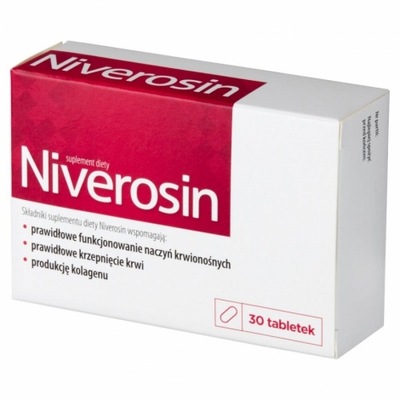 Niverosin uszczelniający naczynka 30 tabletek