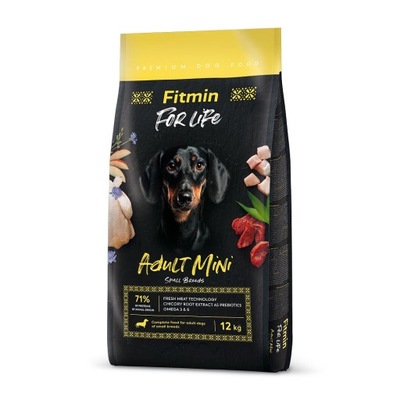 FITMIN FOR LIFE SMALL DOG ADULT MINI 12KG
