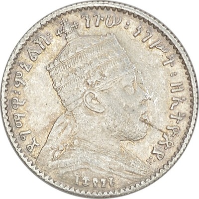 5.ETIOPIA, MENELIK II, GERSH 1895 EE/ 1903 A