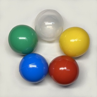 Plastikowe piłeczki kulki piłki zestaw 250szt. 7cm