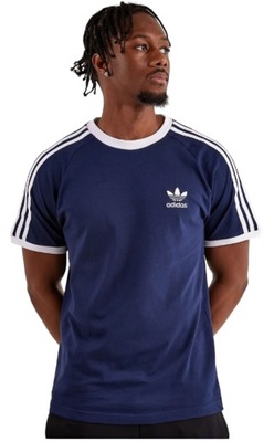 Koszulka Adidas Męska T-Shirt Granatowa r. M Sportowa