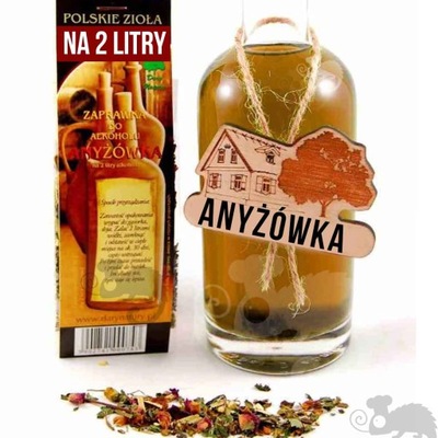 ZAPRAWKA PRZYPRAWA DO ALKOHOLU ANYŻÓWKA na 2 Litry