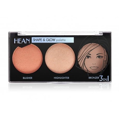 HEAN SHAPE&GLOW PALETTE PALETA DO KONTUROWANIA