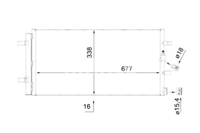 MAHLE КОНДЕНСАТОР КОНДИЦИОНЕРА AUDI A6 ALLROAD C7 A6 C7 A7 1.8-4.0