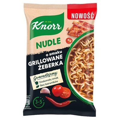 Knorr Nudle o smaku grillowane żeberka 71 g