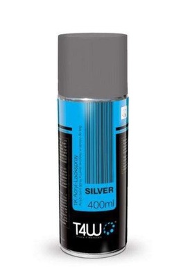 T4W SILVER Lakier akrylowy srebrny spray / 400ml