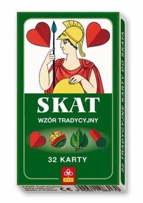 KARTY - SKAT TRADYCYJNY TREFL, MUDUKO