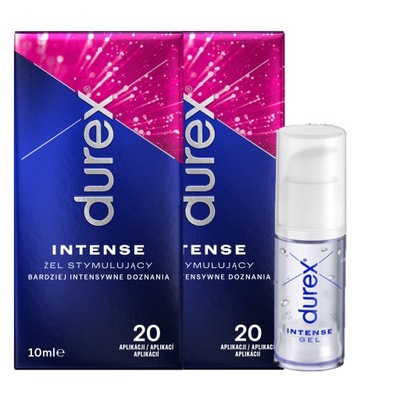 DUREX Intense żel stymulujący intymny 2 szt ZESTAW