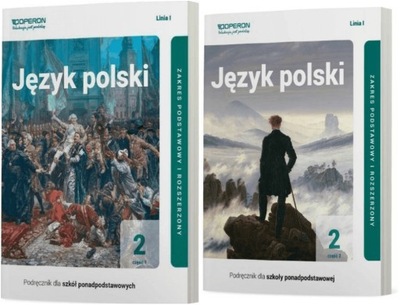 Język polski 2 Część 1 i 2 Podręczniki Operon