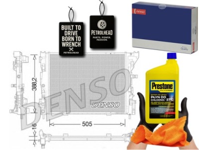 Радиатор двигателя renault zoe electric 06.12- dens #petrolhead pro+ kit5 фото №1