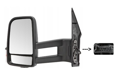 Дзеркало механічний ліва długie mercedes sprinter 2006-2018 фото №1