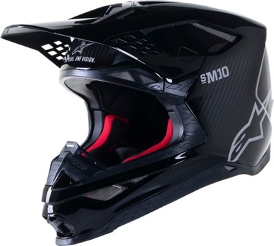 Kask Alpinestars SM10 Carbon Supertech M10 Solid black XL