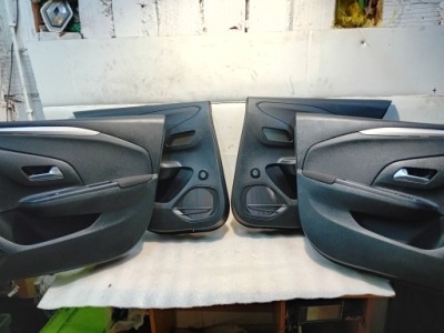 Opel corsa f обшивки оббивка обшивка двері передніх задніх фото №1