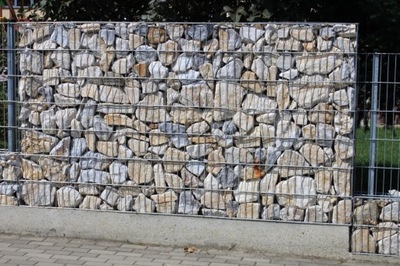 Kosz gabionowy ogrodzenie gabion 203cmx250cmx24cm