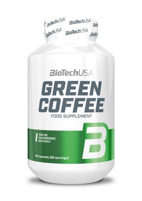 BIOTECH GREEN COFFEE 120kaps. ZIELONA KAWA ENERGIA