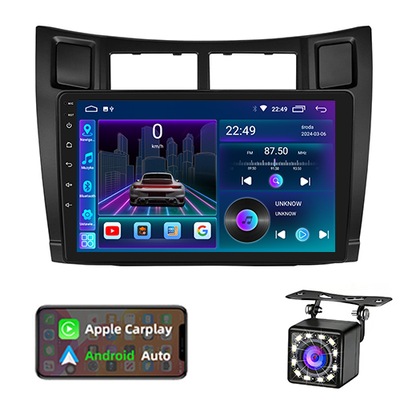 RADIO NAVEGACIÓN GPS TOYOTA YARIS II 2005-2011 ANDROID 2GB 64GB  