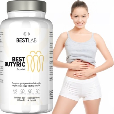 BestLab Best Lab BestButyric Maślan Sodu z Postbiotykiem Mikrokapsułki 60 k