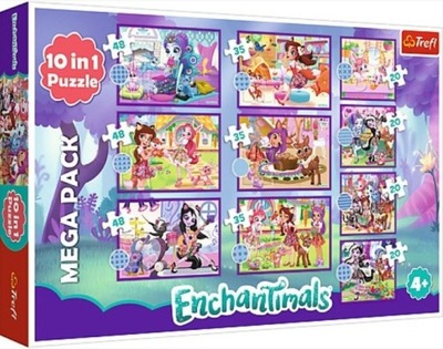 90384 TREFL PUZZLE 10W1 MY ENCHANTIMALS