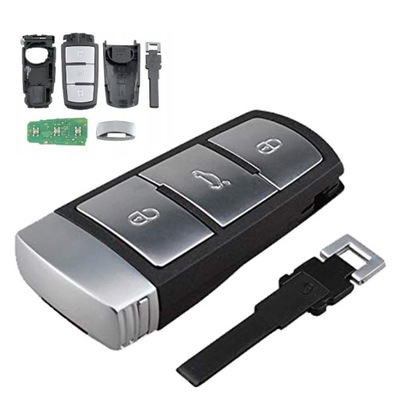 KLUCZYK PILOT SMART KEY Z ELEKTRONIKĄ DO VW PASSAT B6 B7 CC