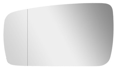 Вкладыш зеркало стекло ford mustang v 04-09 asf левая фото №1