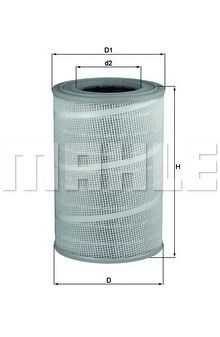 Вкладиш фільтра фільтр повітря renault premium magnum dxi фото №1