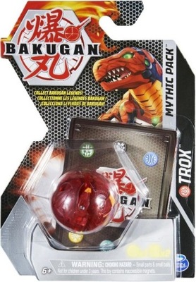 BAKUGAN MYTHIC PACK FIGURKA PYRUS TROX SPIN MASTER