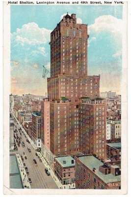 USA - Hotel Shelton - Nowy Jork - 1928 r