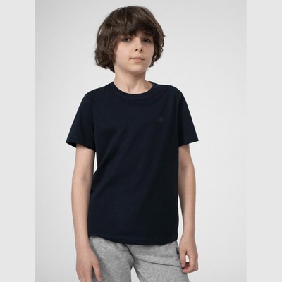 4F (134) T-Shirt Dziecięce Granatowy