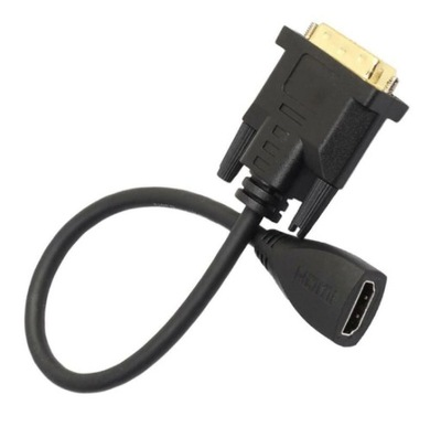 Adapter kabel DVI-D 24+1 do HDMI Przejściówka