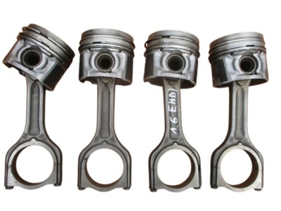 Ford peugeot 1.6 e hdi 1.6 tdci поршень шатун wał фото №1