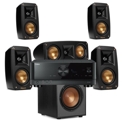 KLIPSCH THEATER PACK R-100SW 5.1 + YAMAHA RX-V4A