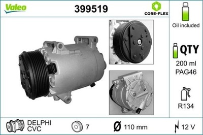 VALEO 399519 КОМПРЕССОР, КОНДИЦИОНЕР