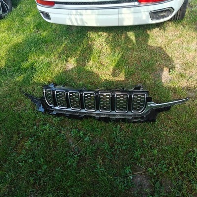 Jeep grand cherokee wl 2021- решітка радіатора решітка радіатора хром satyna summit рамка org. фото №1