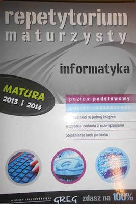 Repetytorium maturzysty informatyka matura do 2014