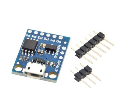Płytka rozwojowa mikrokontrolera ATtiny85 microUSB