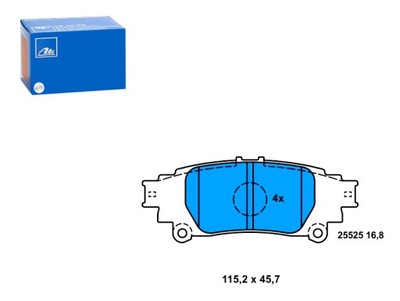 ZAPATAS DE FRENADO PARTE TRASERA LEXUS GS IS 3 2.0-3.5H 12.11- ATE  