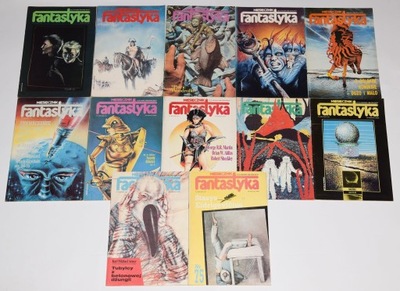 FANTASTYKA. Miesięcznik. R.7 nr 1-12/1988 komplet