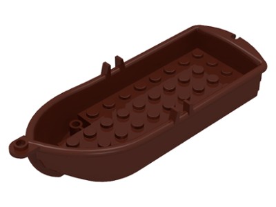LEGO 2551 łódka brązowa OLD Brown Pirates