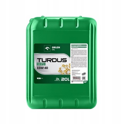 ACEITE SILNIKOWY TURDUS SHPD 15W40 17KG 20L LOTOS  