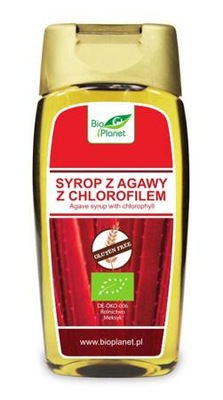 Syrop z agawy z chlorofilem bezglutenowy BIO 350 g (250 ml)