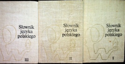 Słownik Języka Polskiego 3 tomy