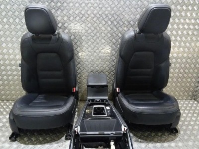 Mazda cx-5 ii сидіння заднє сидіння обшивки тунель шкіра nić коричнева комплект фото №1