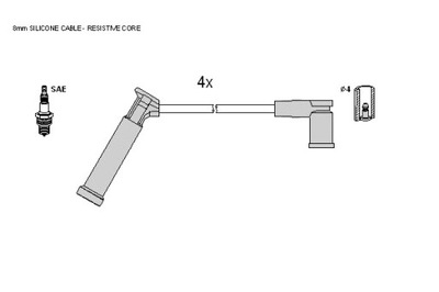 STARLINE CABLE DE ARRANQUE FORD FIESTA FOCUS FUSION MONDEO PUMA 1.25  