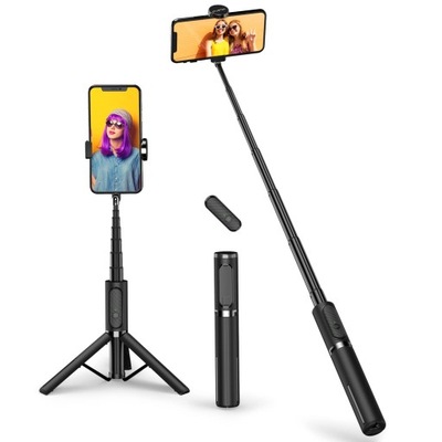 Statyw do telefonu kijek do selfie Atumtek czarny 130cm